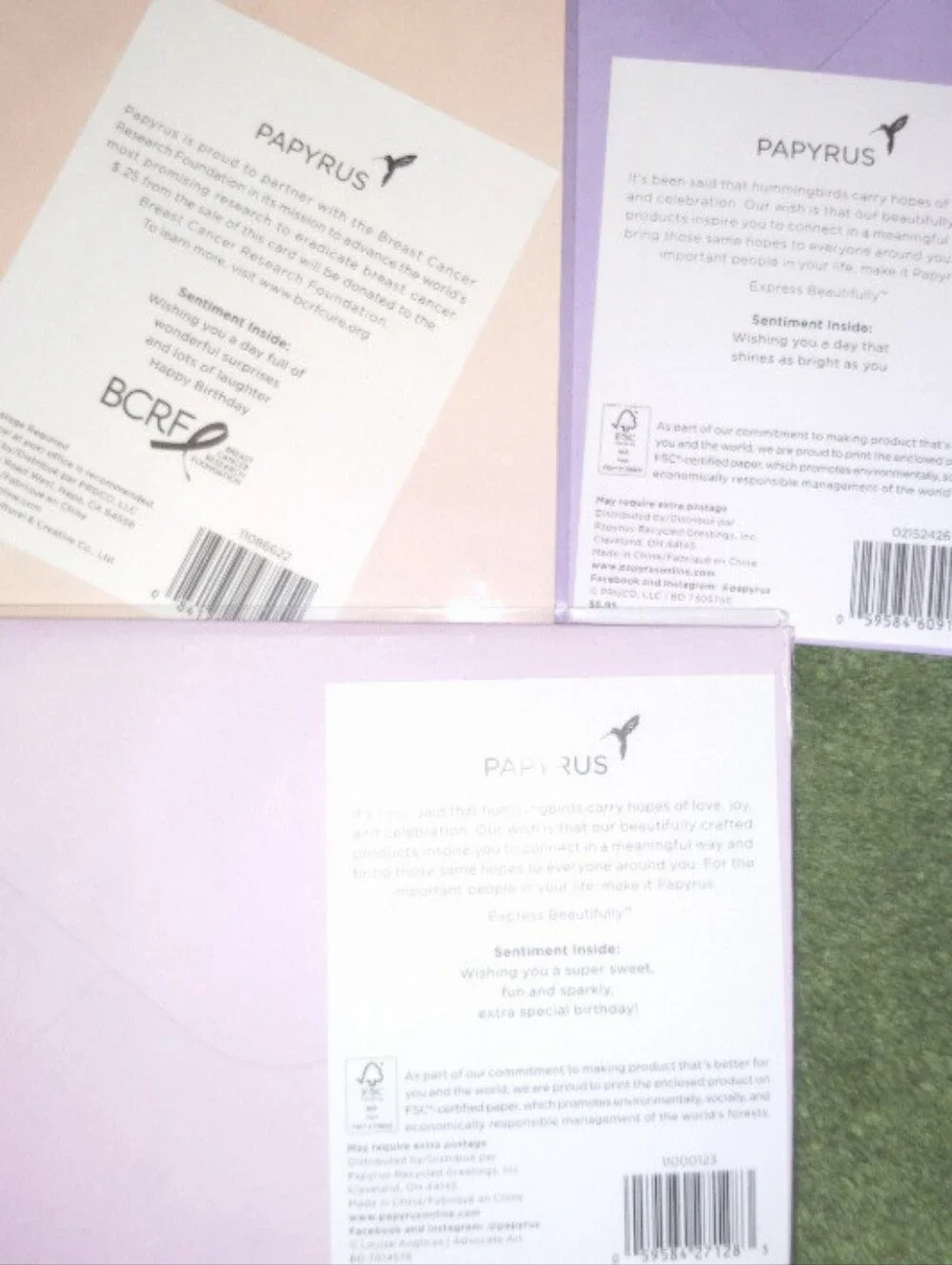 NWT- Gorgeous Goddess 5 Card Birthday Bundle